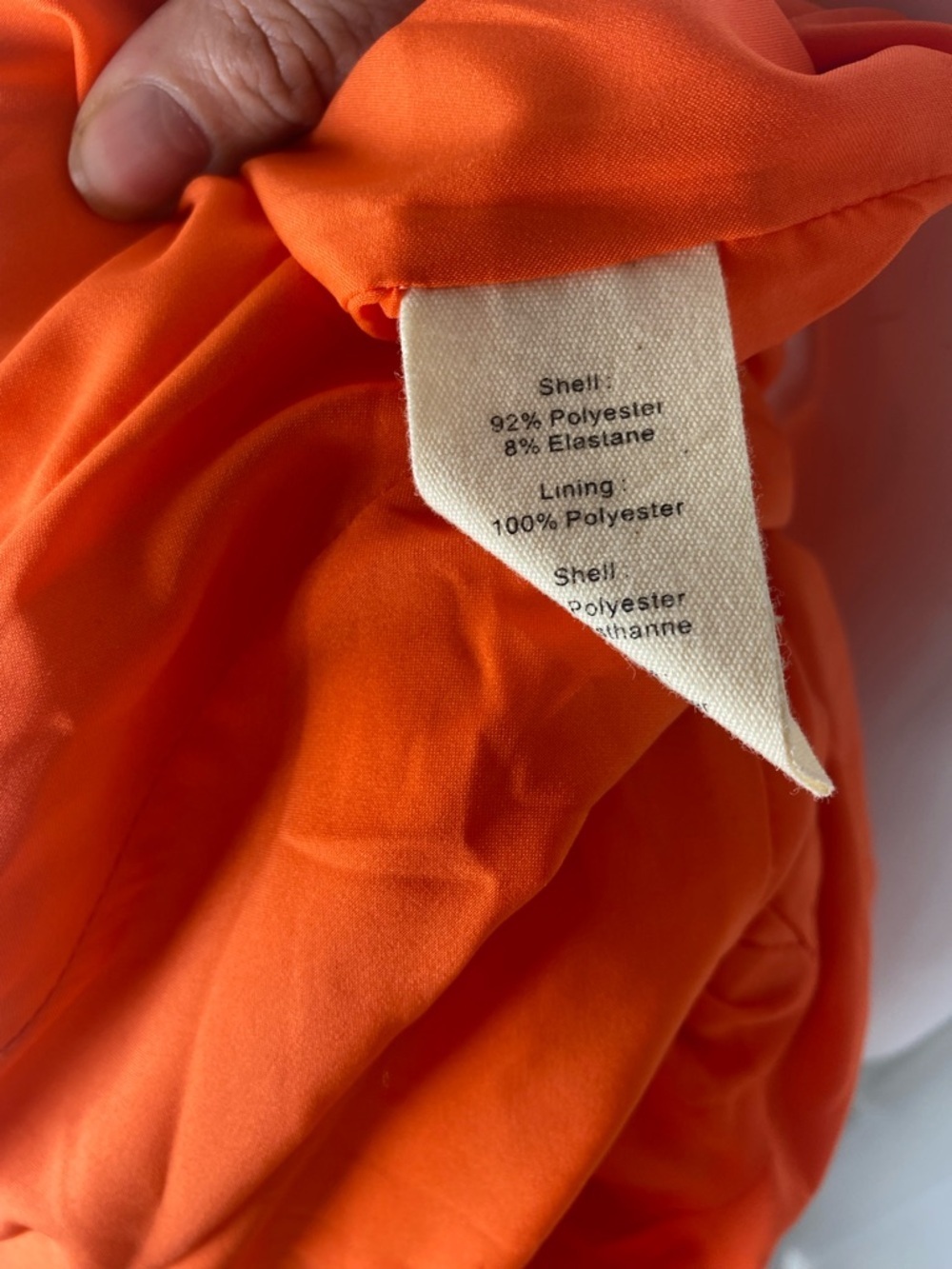 L'AGENCE NWT Marlee Vibrant Orange Tailored Blazer Dress - Picture 14 of 14